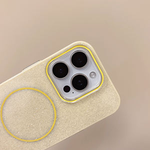 闪光2合1超薄手机套，适用于iPhone 11 12 13 14 15 16专业无线充电磁性珠光盖手机配件 - Product Image 3