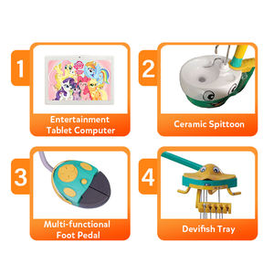 Silla de Equipo Médico Dental Portátil para Niños con Diseño de Dibujos Animados, Unidad Dental Pediátrica Adorable - Product Image 3