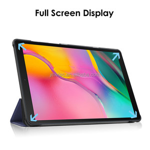 Étui de <span class=keywords><strong>protection</strong></span> pour tablette en cuir PU mince de haute qualité pour Samsung <span class=keywords><strong>Galaxy</strong></span> <span class=keywords><strong>Tab</strong></span> <span class=keywords><strong>A</strong></span> 10.1 T580 T585 - Product Image 3