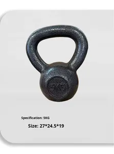 Kettlebell en fonte à peinture cuite, directement <span class=keywords><strong>de</strong></span> l'usine, idéal pour la musculation et le fitness en <span class=keywords><strong>salle</strong></span> <span class=keywords><strong>de</strong></span> <span class=keywords><strong>sport</strong></span> - Product Image 2