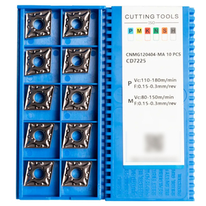 CNMG120404-MA CNMG120408-MA CNMG Carbide <strong>Inserts</strong> CNC <strong>Turning</strong> <strong>Inserts</strong> For Steel / Stainless Steel - Product Image 1
