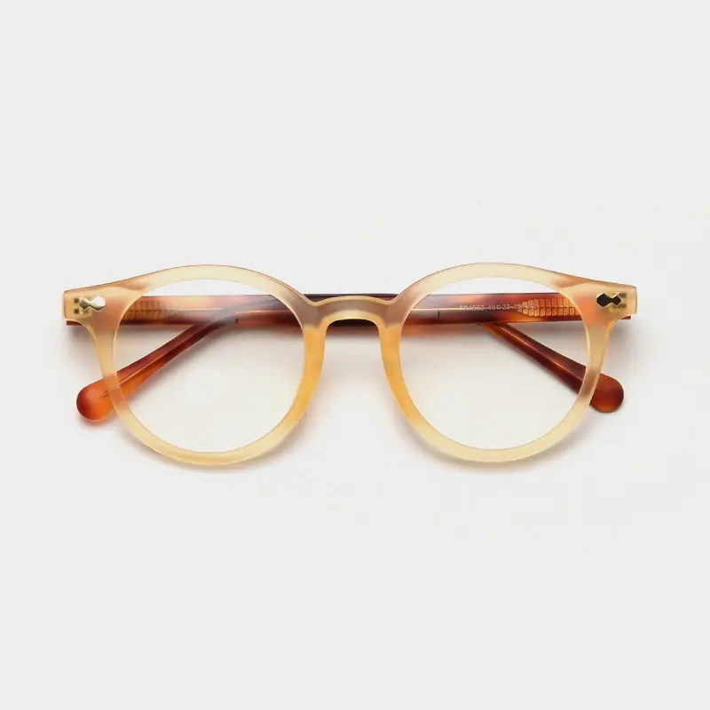 Male female eyeglasses ins style art plain glasses colour myopia frame acetate temples optical eyeglass frame