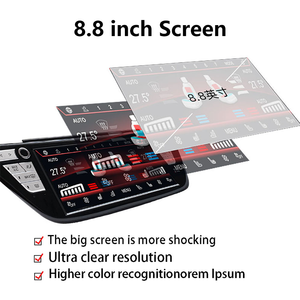 Bosstar 8.8 ''ac Bảng điều chỉnh điều hòa không khí điều khiển khí hậu màn hình cảm ứng cho BMW 5 Series M5 6 Series GT X3 x3m X4 x4m 2018-2022 - Product Image 5
