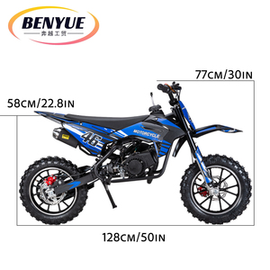 <span class=keywords><strong>Moto</strong></span> tout-terrain 49cc 2 temps à essence, bleu et noir, pour enfants et jeunes, idéale pour la course en extérieur - Vente chaude - Product Image 2