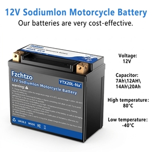 Batería de Arranque Recargable de Iones de Sodio de 12V para Motocicletas y Automóviles, para el Sudeste Asiático, Europa y Oriente Medio - Product Image 2