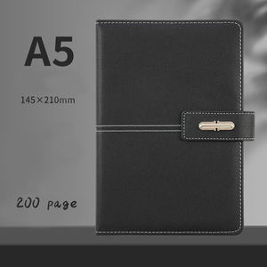 ทัมเบลอร์สแตนเลสสมุดโน้ตทำจากหนัง PU ชุดของขวัญ A5สมุดโน้ตงาน - Product Image 3