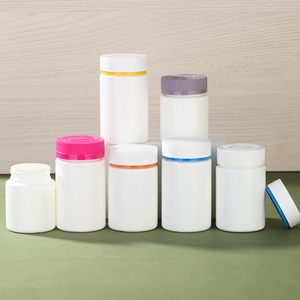 150ml 175ml 200ml HDPE Blanco Frascos de Medicina de plástico de grado alimenticio Botellas DE SALUD Tableta Botella de muestra Latas de cápsula para uso de <span class=keywords><strong>farmacia</strong></span> - Product Image 2