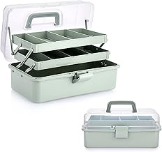 Three-Layer Multipurpose Storage 2 Trays Folding Tool Art Crafts Case <b>Sewing</b> Supplies Organizer Medicine <b>Box</b> Custom Logo - Product Image 2