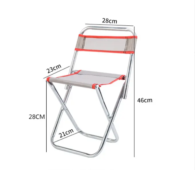 Wholesale Outdoor Chair Mini Portable Lightweight Folding Fishing Seat Stool For Camping