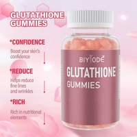 Gummies de collagène hydrolysé au glutathion TK en stock sur Amazon transfrontalier, 60 unités, bouteille de 60g, durée de conservation de 24 mois, température ambiante