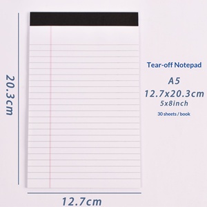 <span class=keywords><strong>Quaderno</strong></span> A5 Promozionale con Logo Personalizzato Stampato, Carta Spessa, Strappabile, per Aula, 30 Fogli, Stampa Digitale - Product Image 6