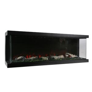 Chimenea eléctrica moderna de 50'' con 3 lados, chimenea eléctrica, soporte para TV, LED - Product Image 4