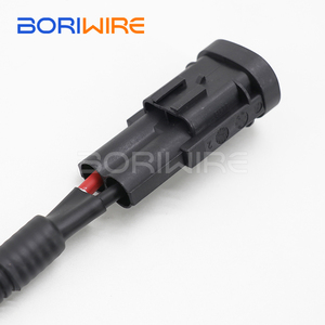 摩托车<span class=keywords><strong>2</strong></span>针母连接器至环形端子1544334-1线束 - Product Image 6