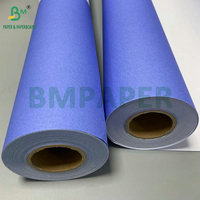 Rouleaux de papier pour traceur 80GSM, impression recto, violet bleu, pour l'architecture