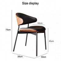 Meubles de salon chaise unique avec pieds en acier au carbone prix de gros excellent ensemble de chaises de salle à manger moderne et personnalisé pour la maison