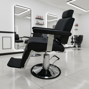 เก้าอี้ตัดผมสไตล์โมเดิร์น รุ่น A 2026 พร้อมส่ง พร้อมระบบยกโครเมียม เบาะหนังสำหรับโกนหนวด  คำสำคัญที่เกี่ยวข้อง: เก้าอี้ตัดผม - Product Image 3