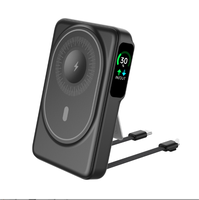 Batterie externe sans fil 10000 mAh, charge rapide, powerbank d'extérieur, charge rapide PD 20W, magnétique, portable