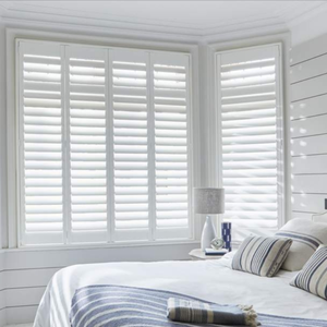 Volets en bois massif sur mesure, design moderne, volets en bois de tilleul, volets en bois de paulownia, volets en bois bon marché - Product Image 6