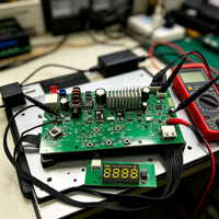 262 HIFI Dijital Ses Bileşenleri Amplifikatör PCBA Kartı Dokunmatik LCD Ekran Stereo Hoparlör DIY Montaj Devre Modülü