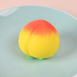 2025 Bulk Simulation Anti-stress TPR Peach Squishy Toys Popularity Soft Hot Selling <b>Ball</b> Relief <b>Squeeze</b> Toy - Product Image 4