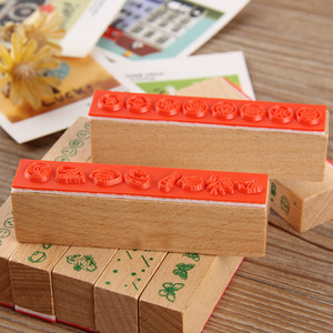 Tampons encreurs en bois pour enfants, thème <span class=keywords><strong>voyage</strong></span>, 2020 - Product Image 3