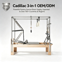 Appareil de Pilates professionnel 3 en 1 Body Balanced : Reformer, Cadillac avec Trapeze Tower et ressorts de précision, certifié CE, livraison DDP