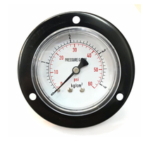 HUBEN 2 1/2 pouces 1 Bar 15 psi Manomètre Manomètre Inox