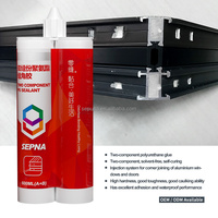 Mastic adhésif uréthane excellente résistance au vieillissement 2 composants pour la composition de connexion d'angle de fenêtre en aluminium-plastique