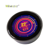 Wisecoco Maßgefertigter UART ESP32 Runder Drehencoder TFT LCD-Display 1,28 Zoll Smart Knob Bildschirm für Smart Home Steuerungslösungen