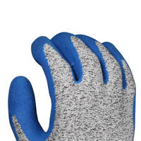 Gants de sécurité industriels MaxiPact résistants aux coupures en HPPE avec revêtement en latex ondulé, conformes à la norme EN388 Niveau C, anti-coupures, pour le jardinage