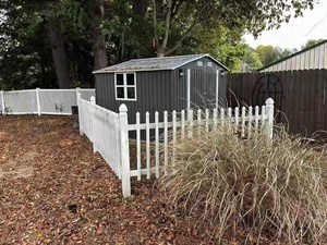 Livraison Gratuite - Abri de <span class=keywords><strong>Jardin</strong></span> en Acier 10x8FT avec Porte Double à Charnières et Toit Incliné pour <span class=keywords><strong>Jardin</strong></span> Extérieur - Product Image 2