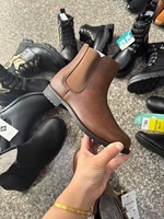 Bottes d'Automne Abordables pour Enfants, Chaussures en Cuir à Semelle Souple, Modèles Mixtes, Chaussures d'École Noires, Vente en Gros