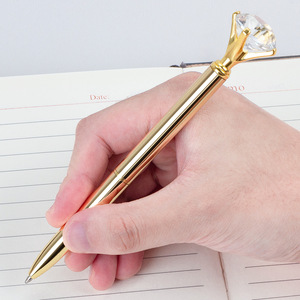 Bán buôn sinh viên Sáng tạo quà tặng-kim cương Shaped kim loại bút bi - Product Image 4