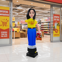 Mannequin gonflable personnalisé Sky Dancer féminin pour la publicité et la promotion en extérieur
