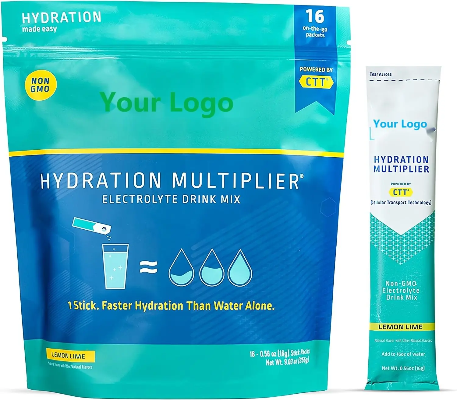 Hydratatie Multiplier Blueberry Limonade Hydratatie Poeder Elektrolyt Drink Mix Oem Supplement