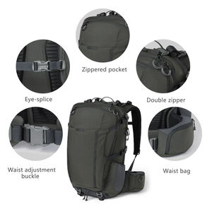 Sac à dos de chasse durable en polyester 500D imperméable, sac à dos de jour pour chasseur de cerfs, mochila avec rangement multi-poches pour la chasse en plein air - Product Image 5