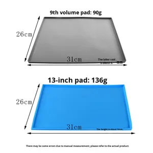 Tapis de cuisson en <span class=keywords><strong>silicone</strong></span> <span class=keywords><strong>pour</strong></span> gâteaux roulés, lot de 4 pièces, tapis souples <span class=keywords><strong>pour</strong></span> four et friteuse à air, <span class=keywords><strong>pour</strong></span> la préparation de gâteaux - Product Image 2