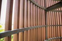 Tubo Cuadrado Hueco de WPC para Decoración Exterior, 100*50mm, Columna, Pared Divisoria de Madera, Techo con Aspecto de Madera, Tubo de Madera