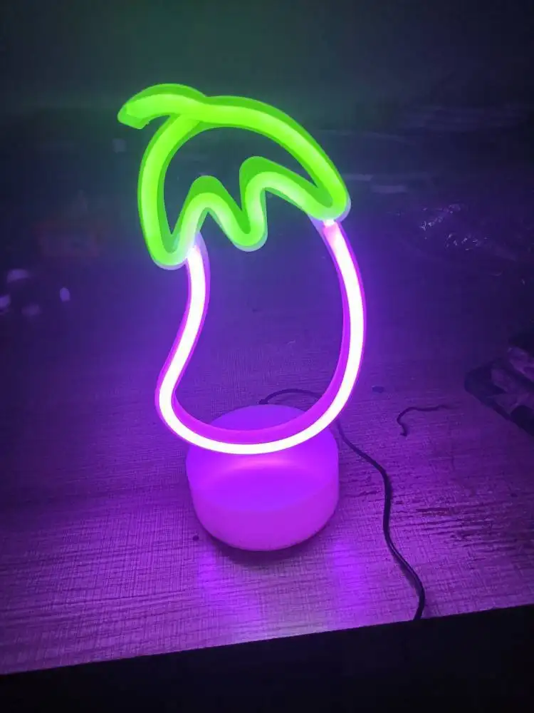 Atacado Estética LED Bateria para Menina Adolescente Criança ou Luz de Neon alimentada por USB com bases Decoração para Decoração de Quarto