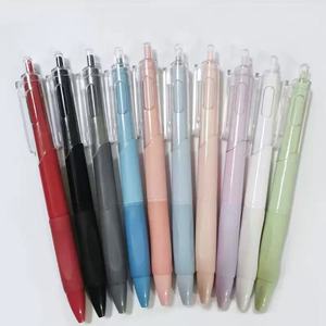 Stylo gel à pointe fine 0,5 mm, bouton poussoir, plastique, papeterie de bureau et scolaire, outil d'écriture - Product Image 1
