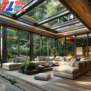 Pergola Rogenilan in Acciaio con Vetri Low-E e Porte Scorrevoli, Veranda Esterna per Giardino 4 Stagioni - Product Image 2