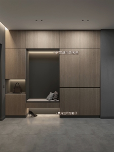 Mueble de Almacenamiento de Zapatos con Puerta Abatible, Diseño sin Tiradores para Entrada de Apartamento Moderno - Product Image 2