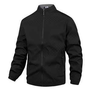 เสื้อแจ็คเก็ตแฟชั่นผู้ชายแบบมีฮู้ด แขนยาว สีพื้น เรียบง่าย สวมใส่สบาย เหมาะสำหรับฤดูใบไม้ผลิ ฤดูใบไม้ร่วง ฤดูหนาว และวันพักผ่อน - Product Image 4