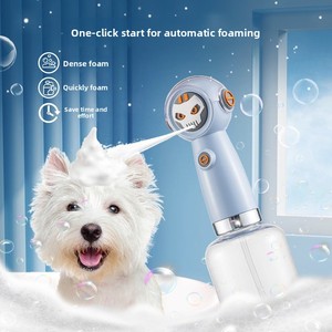 Machine à mousse automatique <span class=keywords><strong>rechargeable</strong></span> pour le bain des chiens et la <span class=keywords><strong>douche</strong></span> des chats - Product Image 1