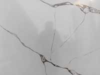 Dalle en quartz technique de haute qualité Calacatta White pour plans de travail, dessus de table de salle de bain