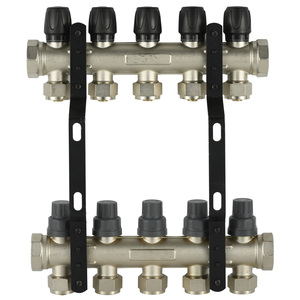 Sistemi di <span class=keywords><strong>riscaldamento</strong></span> <span class=keywords><strong>a</strong></span> <span class=keywords><strong>pavimento</strong></span> distribuzione acqua misuratore di portata in ottone collettore idraulico - Product Image 6