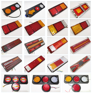 CIMC Xe Kéo Xe Tải Thông Dụng Đèn Báo Rẽ Dừng LED Hình Bánh Burger Tròn 5 Inch 24V Đèn Hậu Kết Hợp Đa Chức Năng - Product Image 6