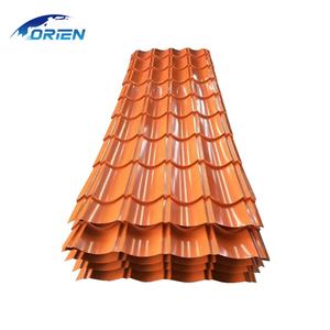 Lámina de Techo de Acero Galvanizado con Recubrimiento de Color Cero/Mínimo/Nominal. Panel Ondulado <span class=keywords><strong>Anticorrosivo</strong></span> Dx51D. - Product Image 1