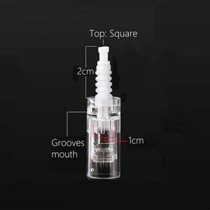 Agujas de Tatuaje con Ranura Bayoneta para Microblading Permanente, Compatibles con <span class=keywords><strong>Ultima</strong></span> N2 MYM M5 <span class=keywords><strong>M7</strong></span> E30, Puntas Redondas Nona de 36 Pines de Repuesto - Product Image 3