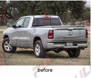 Parachoques de coche para <span class=keywords><strong>Dodge</strong></span> RAM 1500 19-23 a TRX El Kit de conversión incluye parachoques delantero guardabarros capó faros pedales cejas - Product Image 4